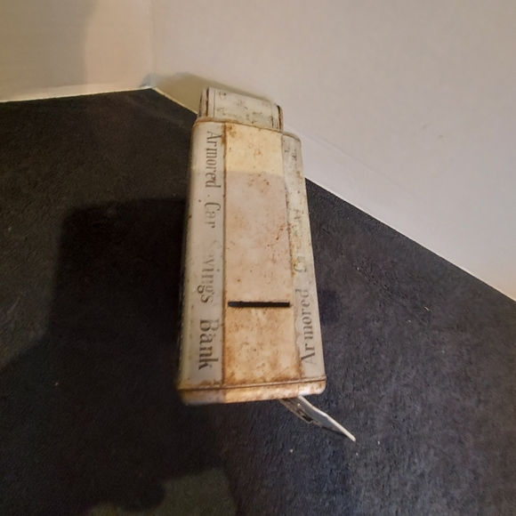 Made In Japan Friction Tin Toy Bank Police Paddywagon In Working Condition - Picture 8 of 8
